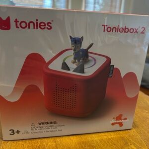 Tonies Red Toniebox 2 Audio Player with Chase Figure